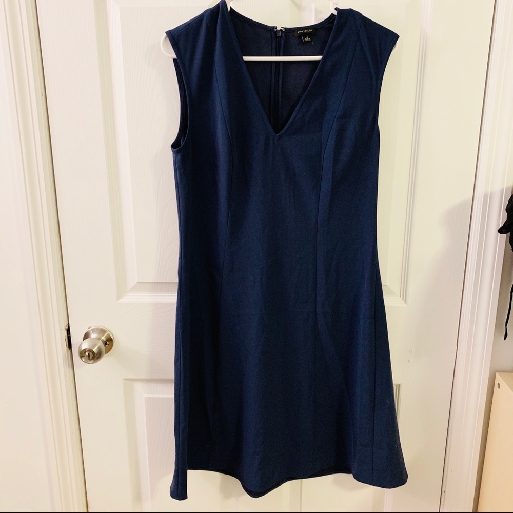 Ann Taylor V-Neck Dress - Size 4